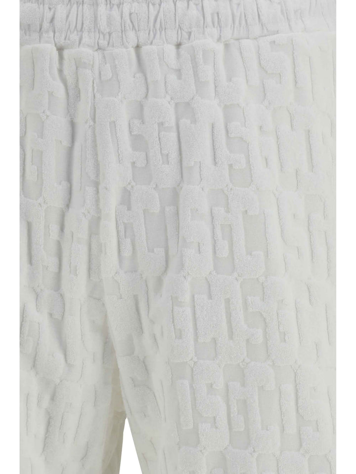 Shorts with all-over monogram