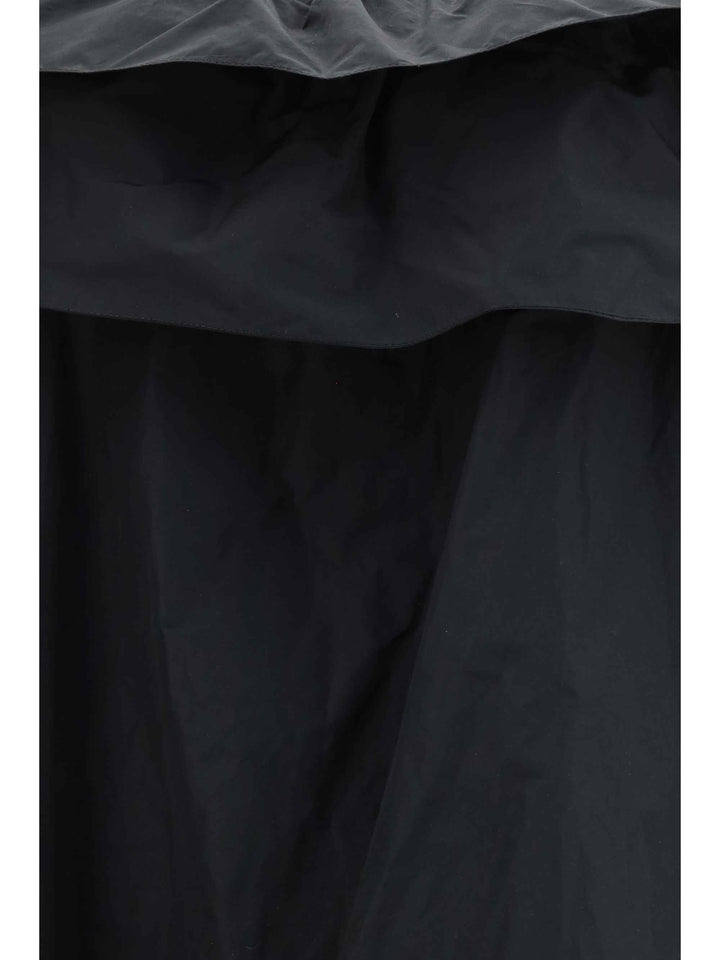 Sleeveless country Dress in technical canvas