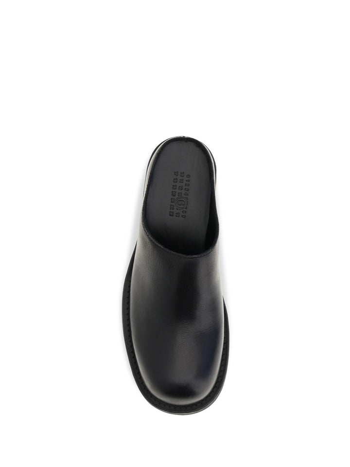 Biker round toe Mules 4