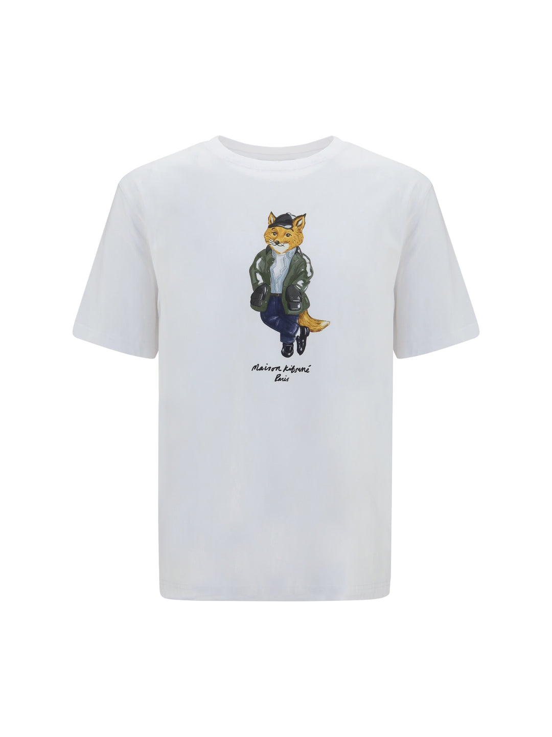 Weekend Fox cotton T-shirt 1