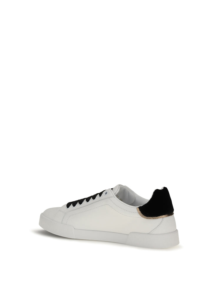 Leather Sneakers with logo 3