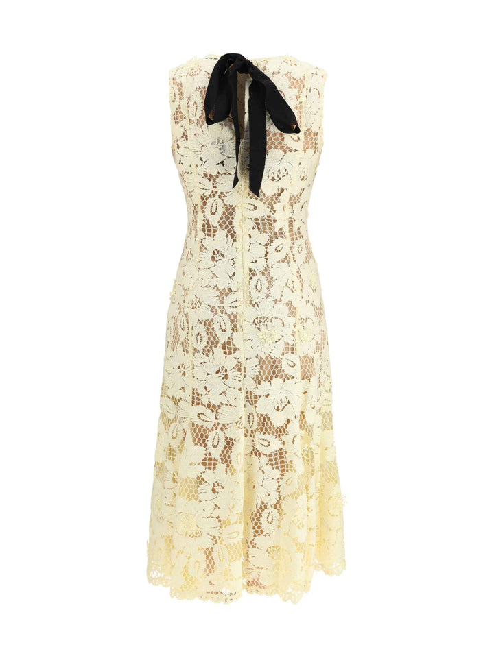 Crochet lace midi Dress