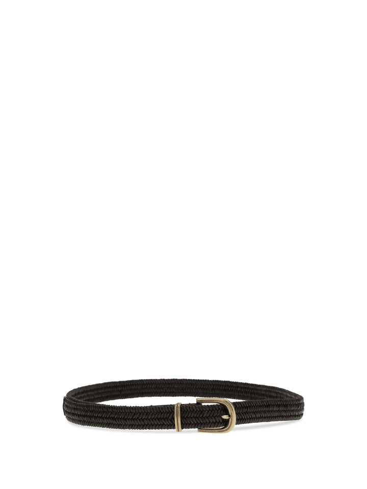 Braided stretch leather Belt 2