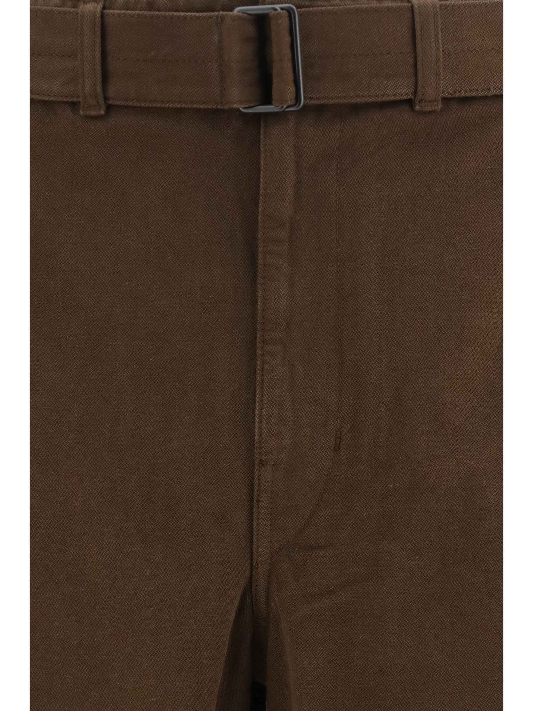 Heavy dyed twill Belted Pants
