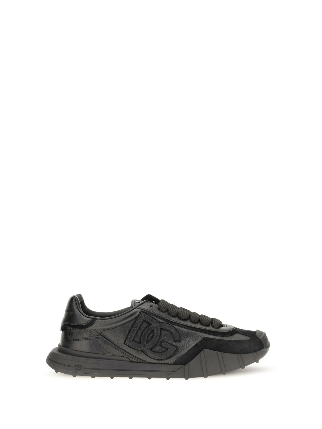 Athletic fabric and leather Sneakers 1