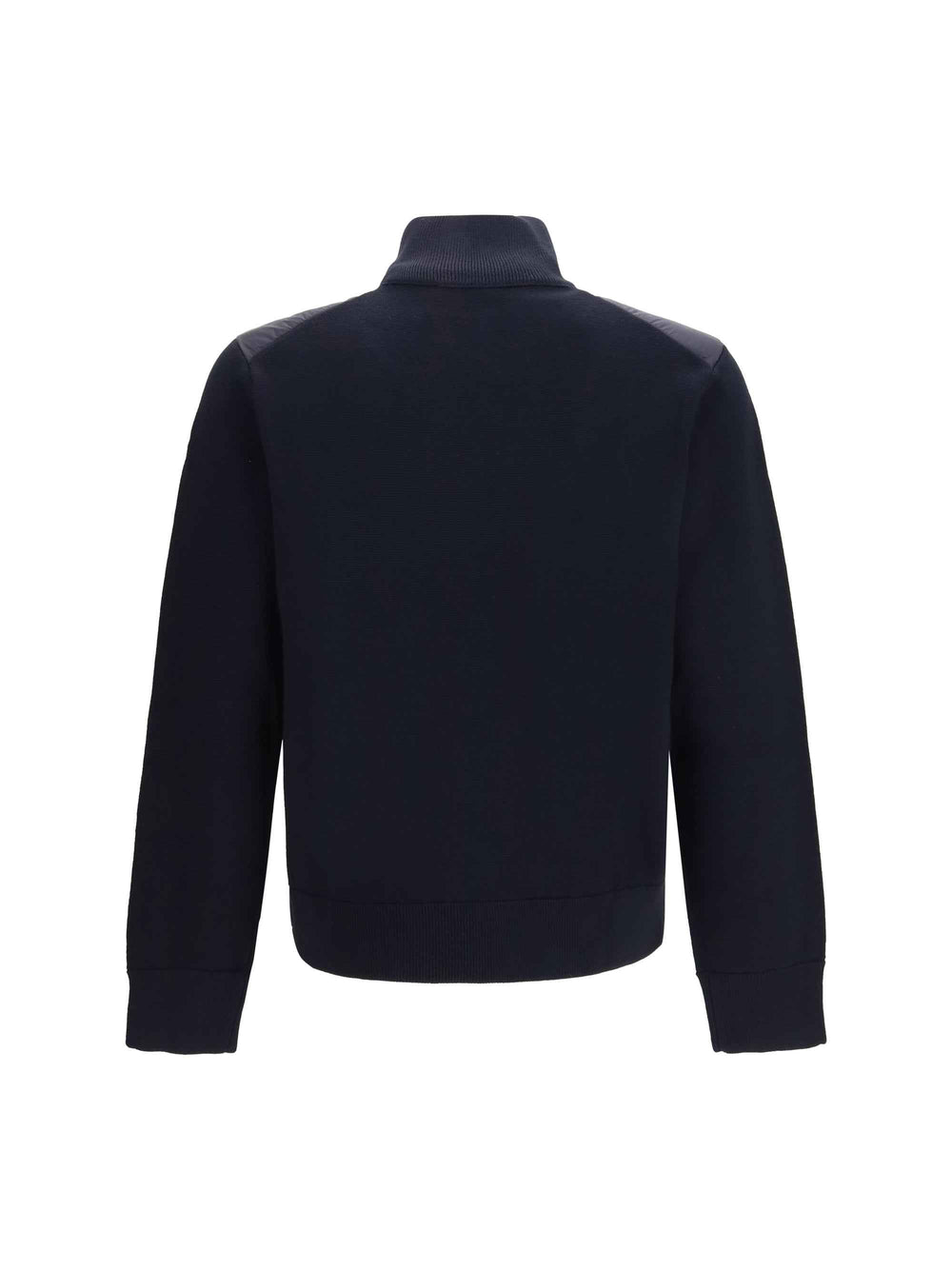 Cardigan with padded zip closure