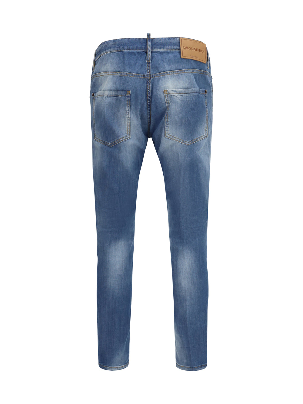 Cotton Jeans with logo application 2