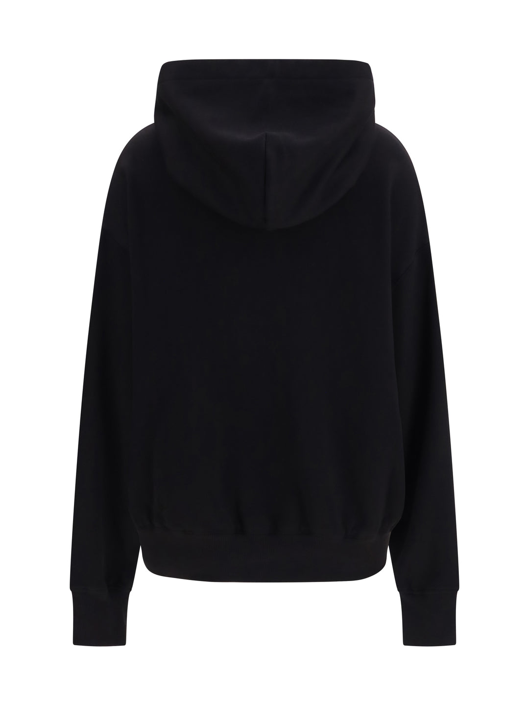 Cotton Hooded Sweatshirt with logo patch 2