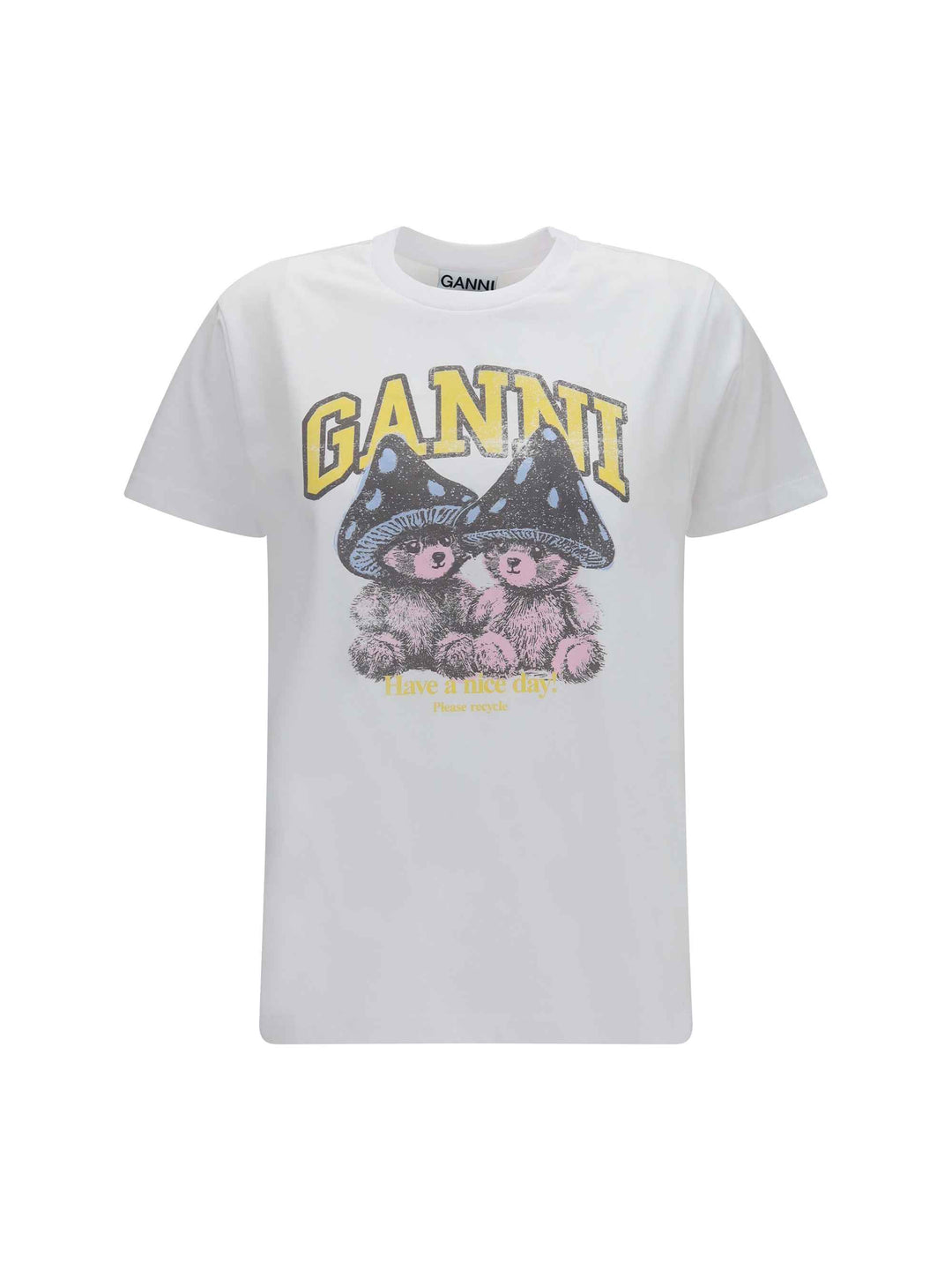 Teddy Mushroom cotton T-shirt