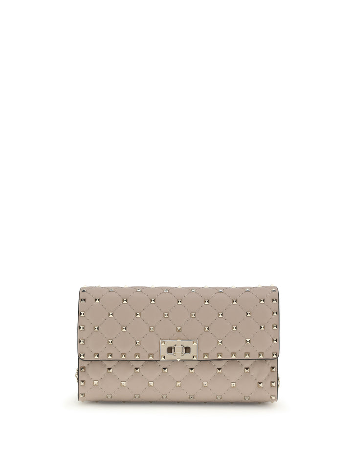 Rockstud Spike quilted Nappa Shoulder Bag 1