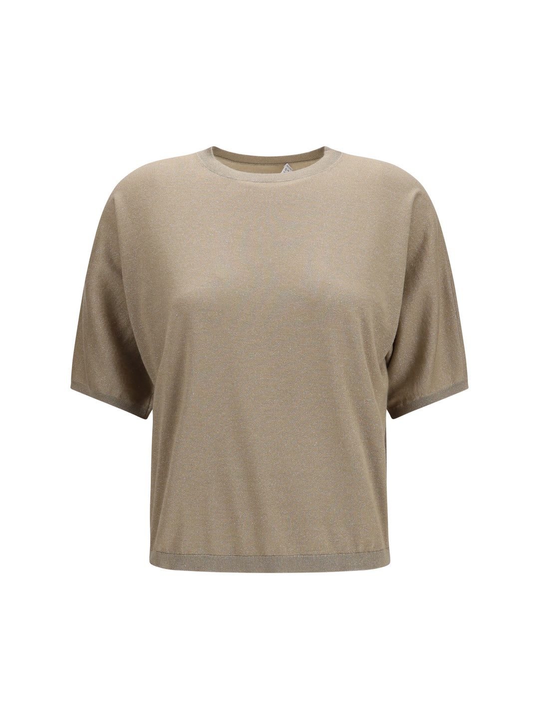Short-sleeve cashmere and silk Sweater 1