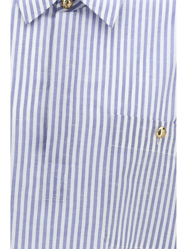 Short-sleeve Shirt with logo buttons 3