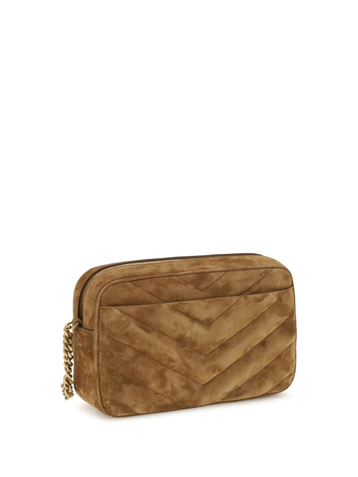 Camera LouLou matelassé suede Shoulder Bag 3