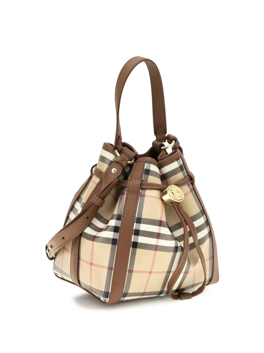 Mini Check Bucket Bag