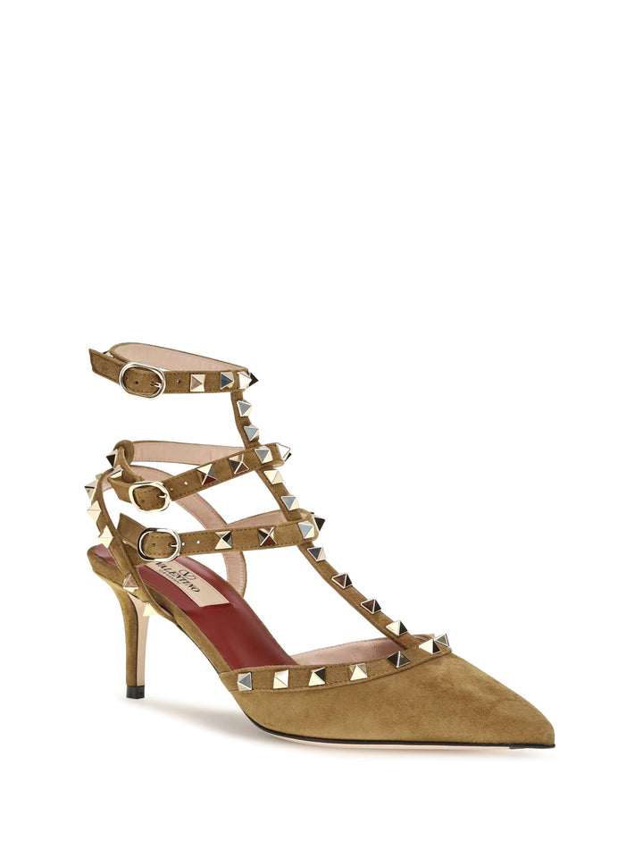 Rockstud suede Pumps 2