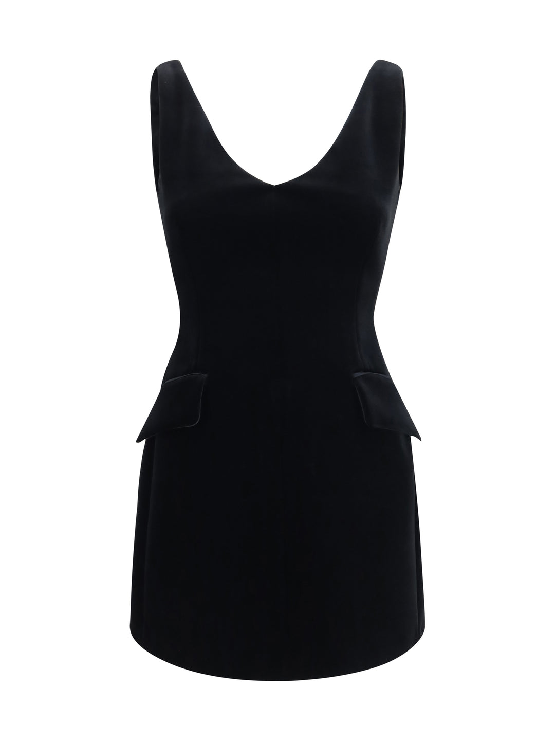 Tefrite structured V-neck Dress 1