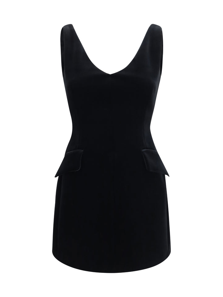 Tefrite structured V-neck Dress 1