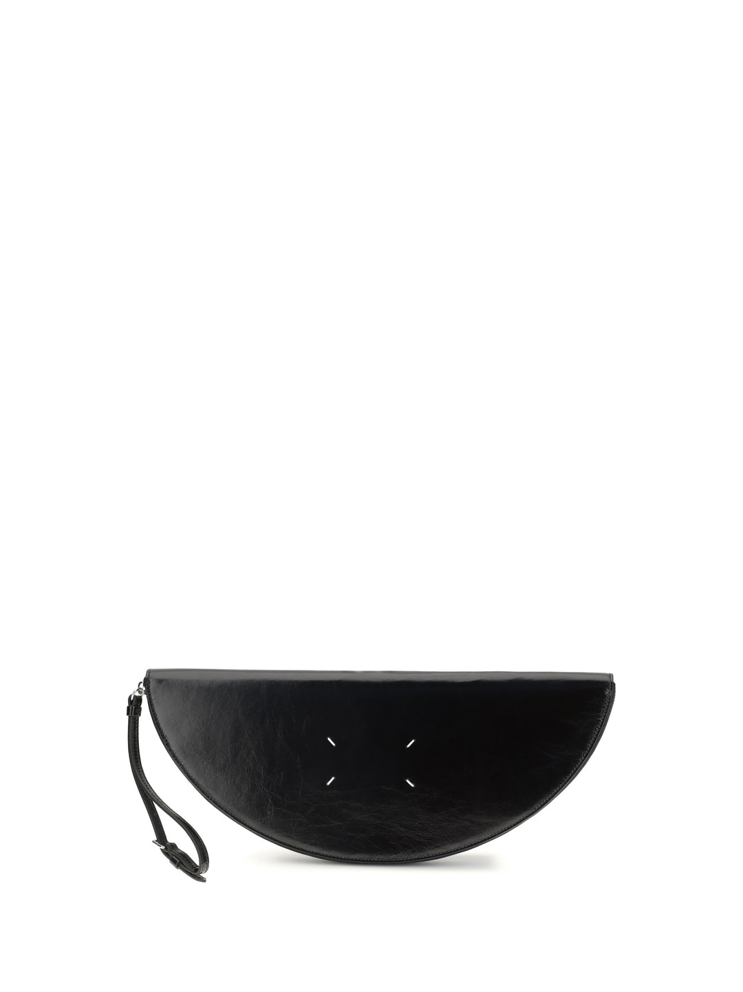 Halfmoon leather Clutch Bag 1