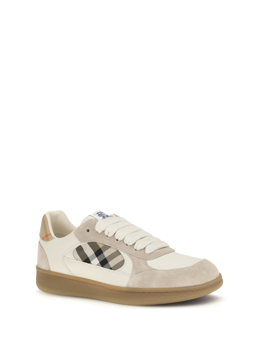 Terrace leather and Check Sneakers 2