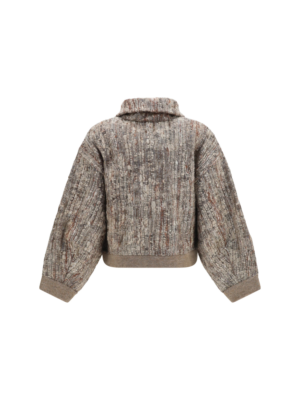 Perforated zip Cardigan 2