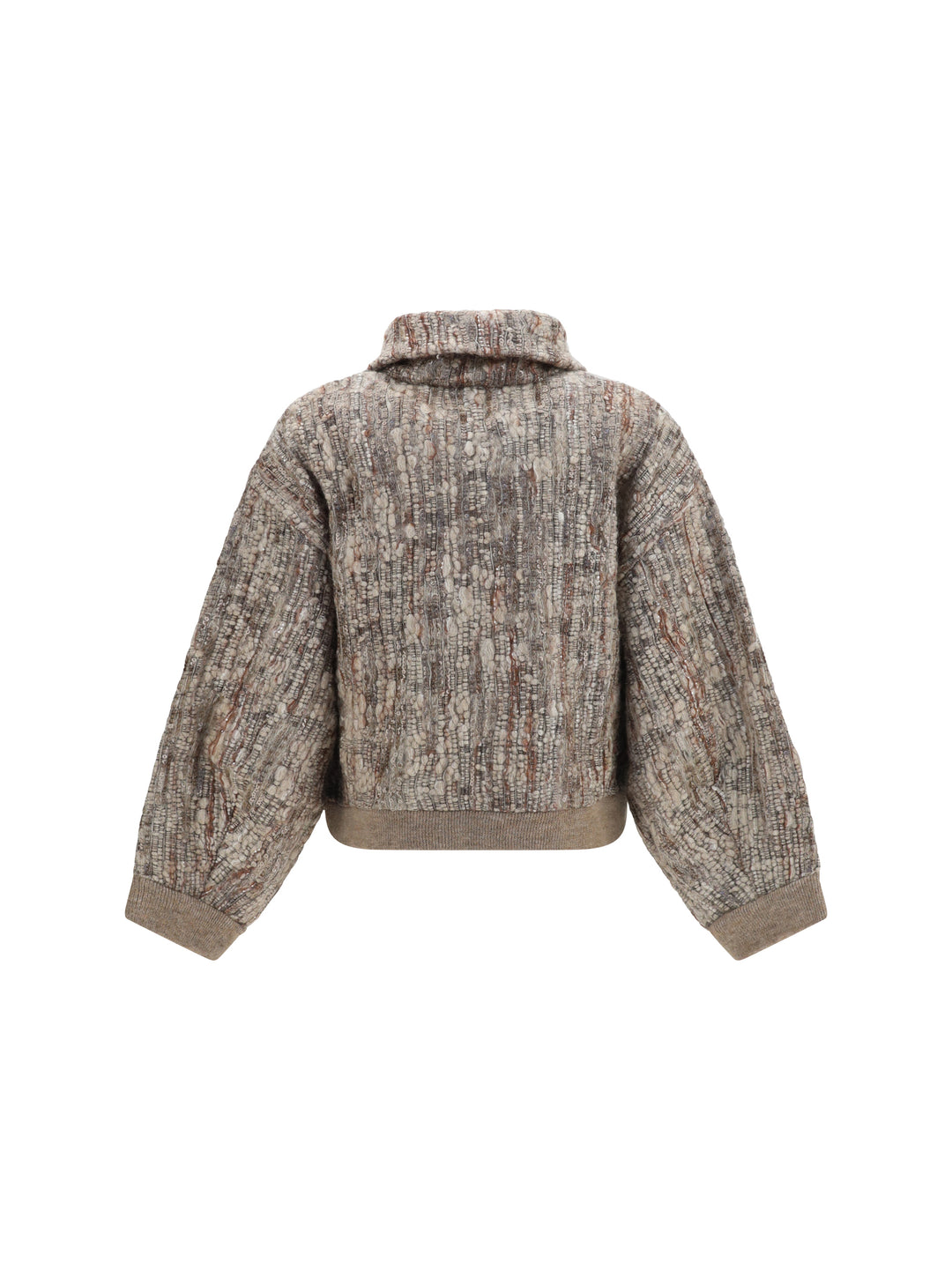 Perforated zip Cardigan 2