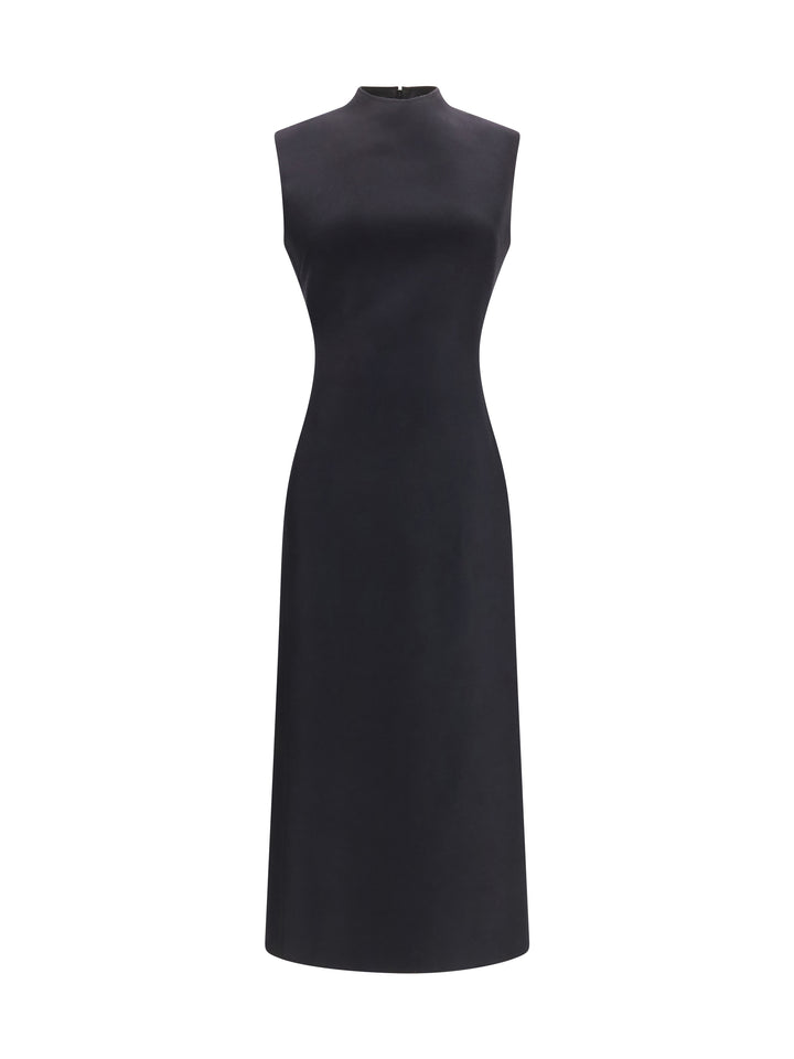 Sleeveless virgin wool midi Dress 1