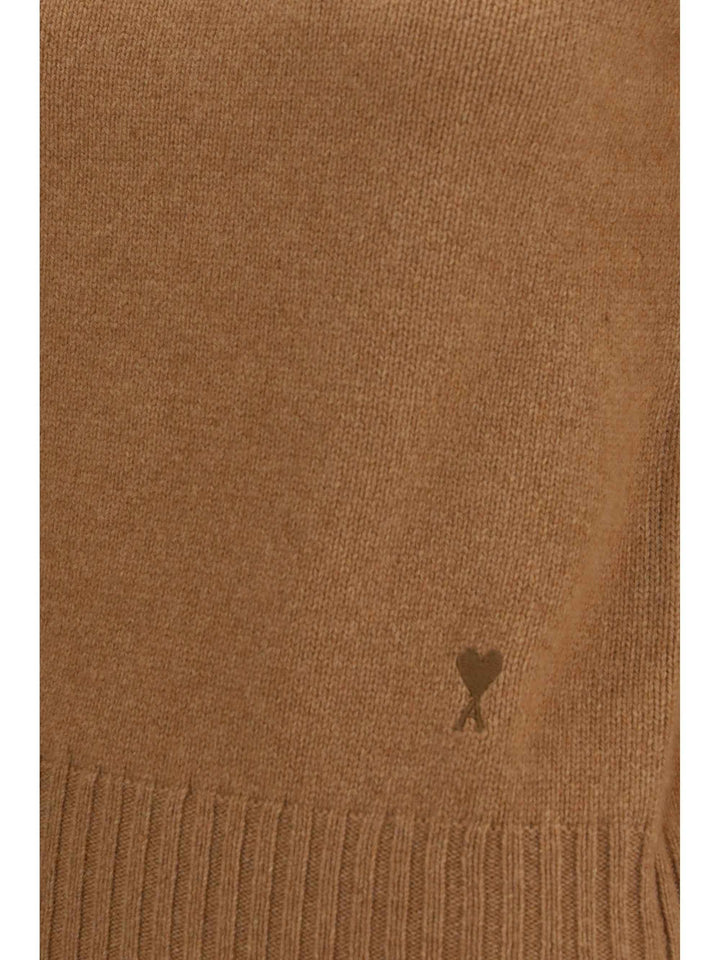 AMI PARIS Knitwear in CAMEL FKS833005_280