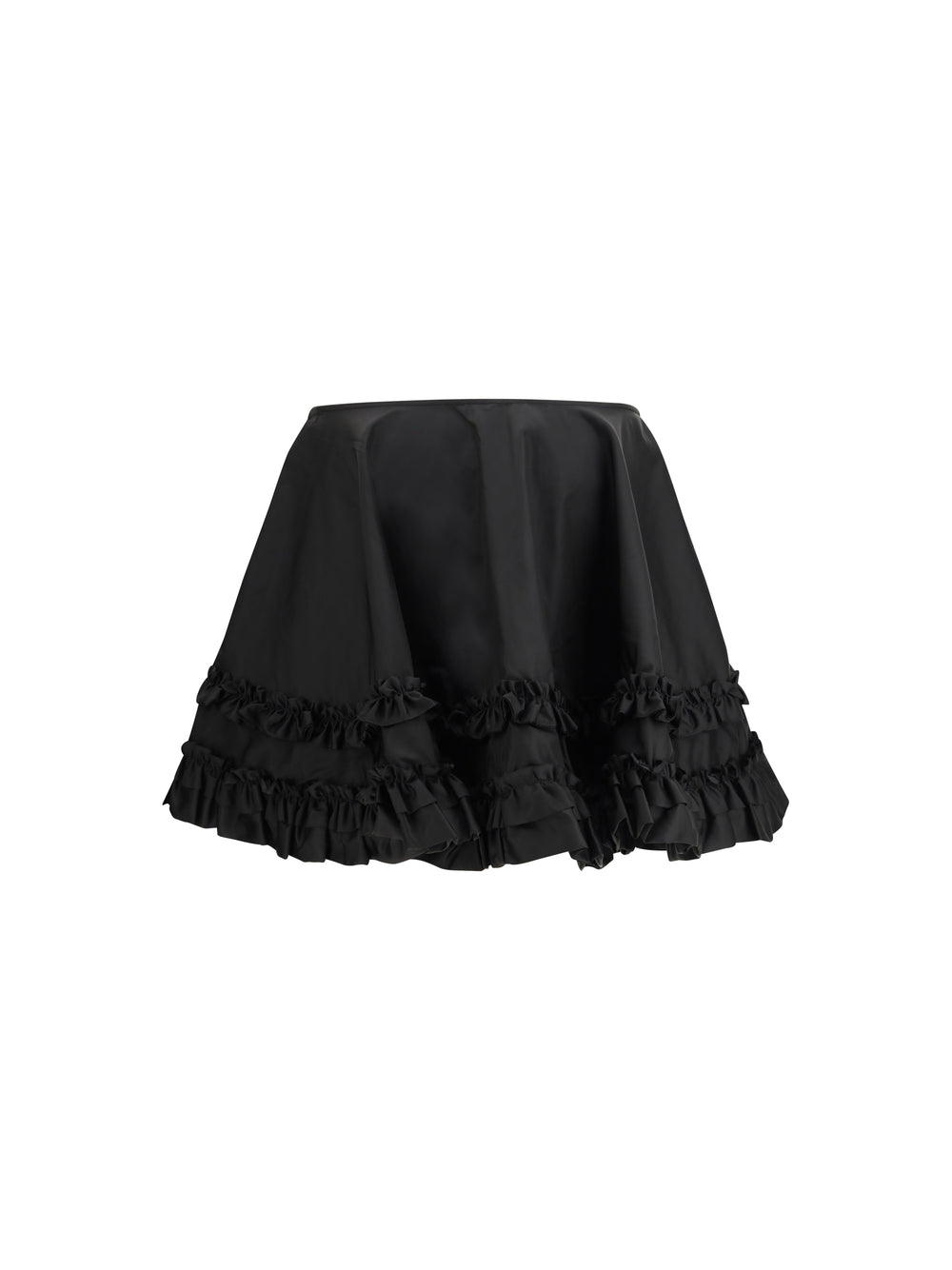 Duchesse Nylon Mini Frill Skirt 2