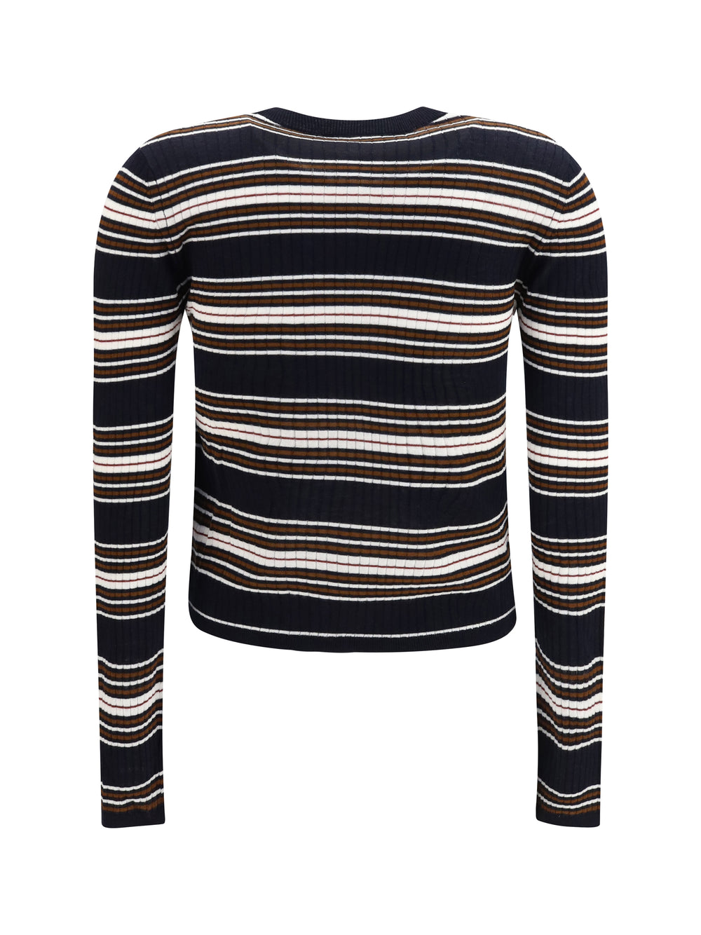 Striped silk and wool Cardigan 2