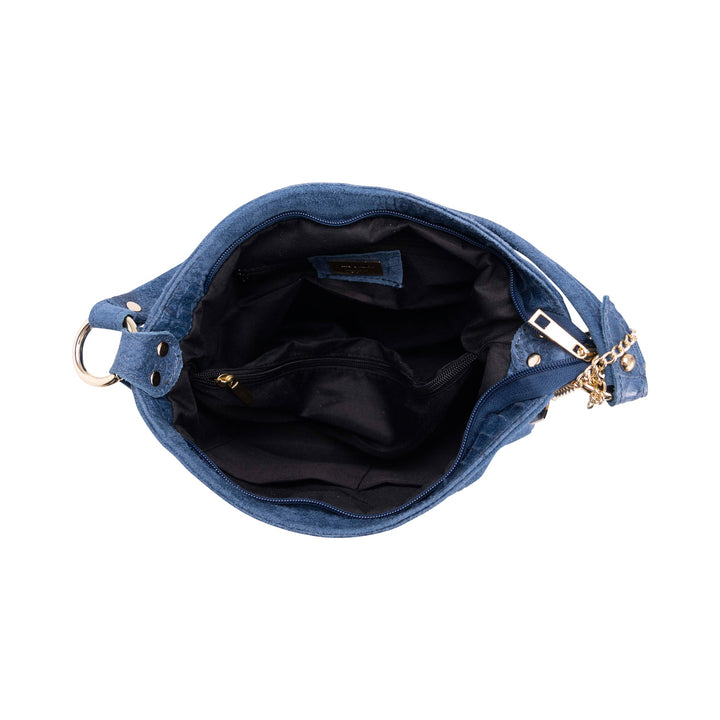 Anna Morellini Blue Hobo Bag Linda