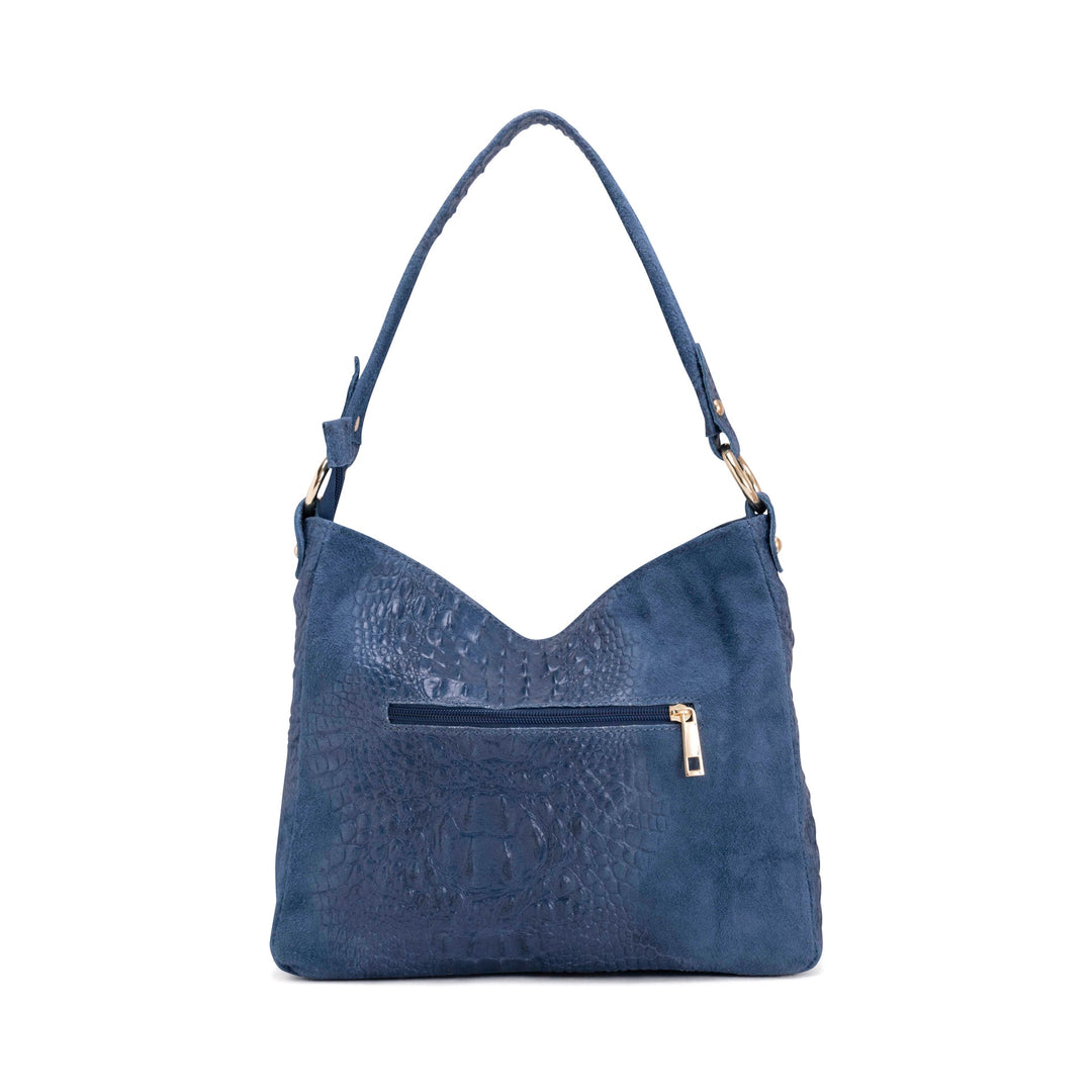 Anna Morellini Blue Hobo Bag Linda