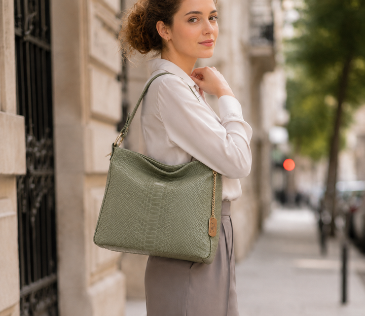 Anna Morellini Green Hobo Bag Dania
