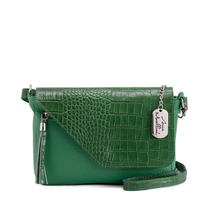Anna Morellini Green Shoulder Bag – Mirta, Women, Leather