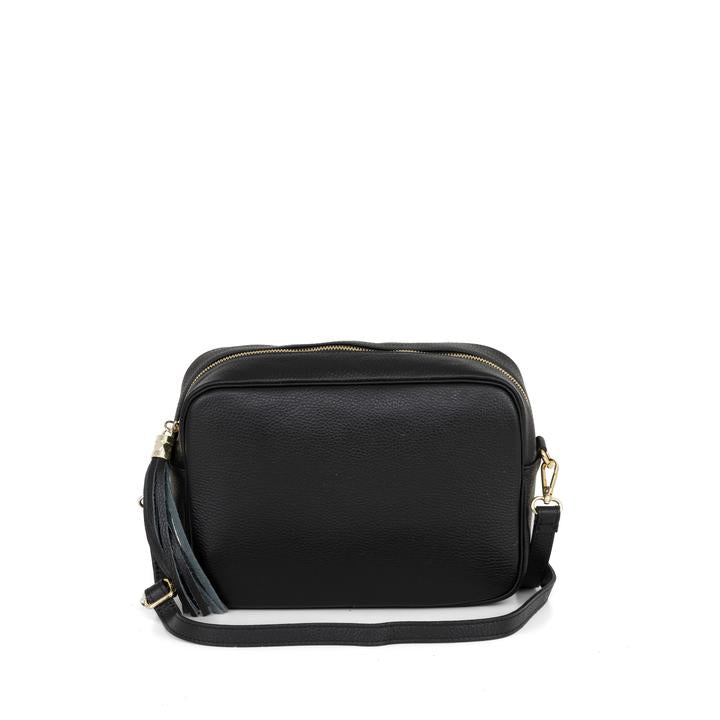 Anna Morellini Black Crossbody Bag Berta
