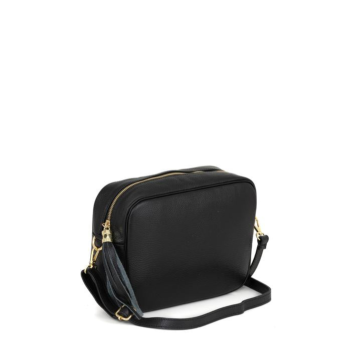 Anna Morellini Black Crossbody Bag Berta