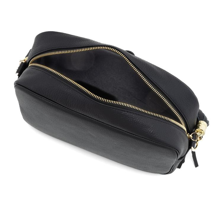 Anna Morellini Black Crossbody Bag Berta