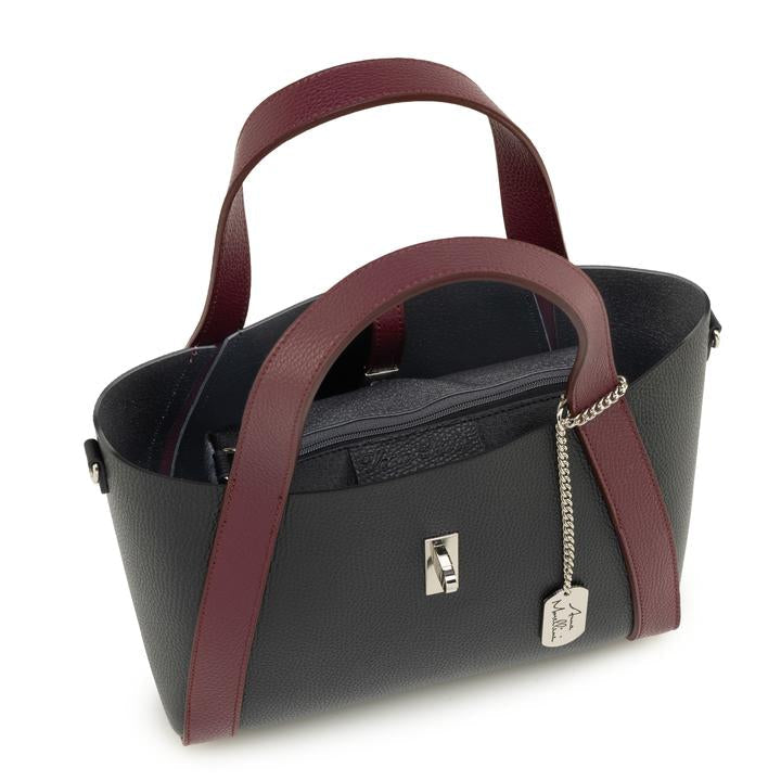 Simelda- WB390874-nero+bordo (nero+D34)
