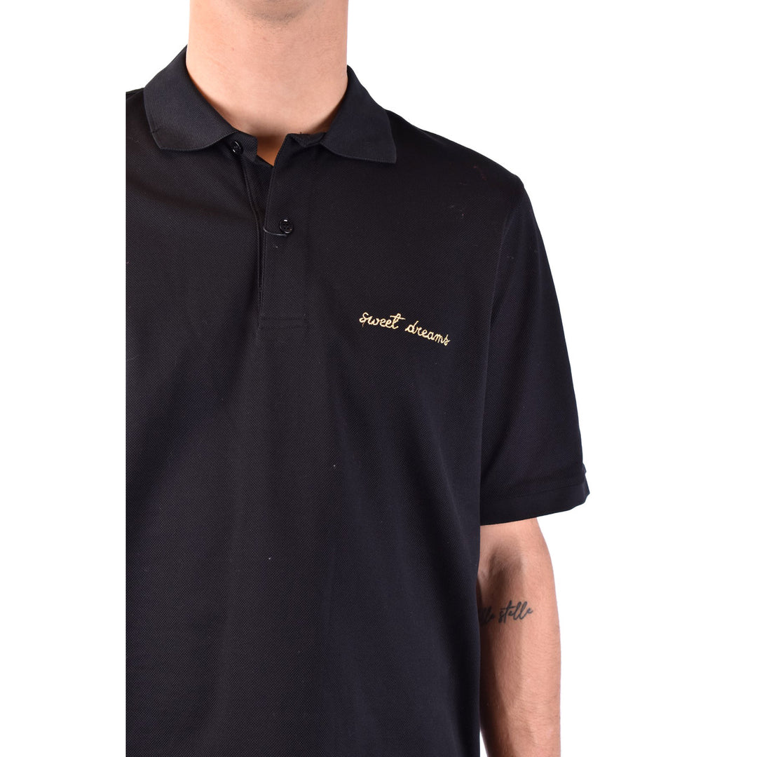 SAINT LAURENT Black Polo Shirt
