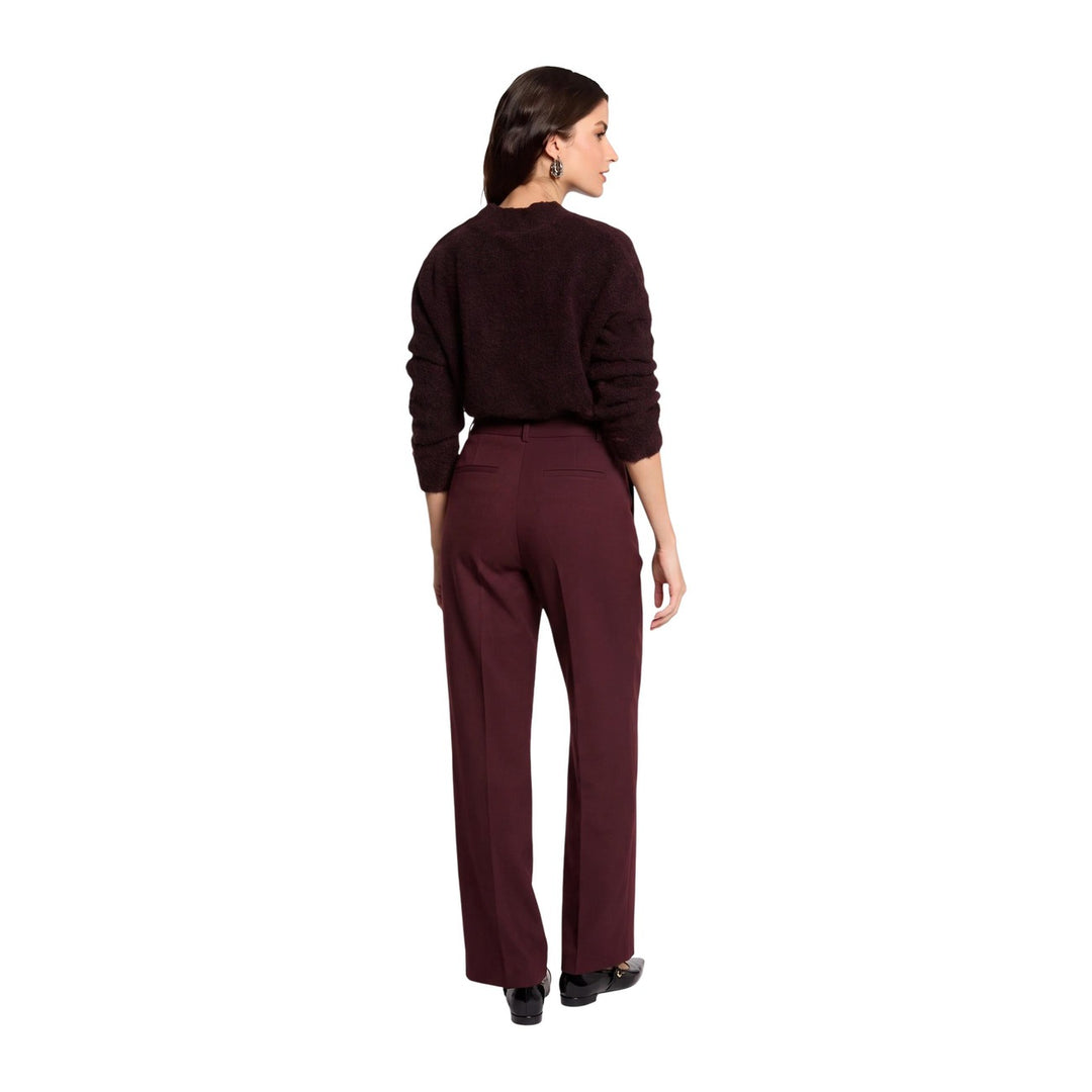 Morgan De Toi Burgundy Trousers – Women
