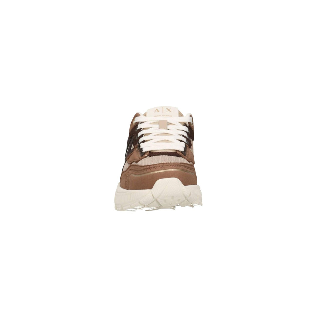 Armani Exchange Beige Sneakers – Women, Polyamide