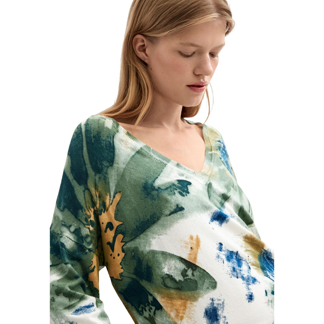 Desigual White Knitwear – Women, Polyamide