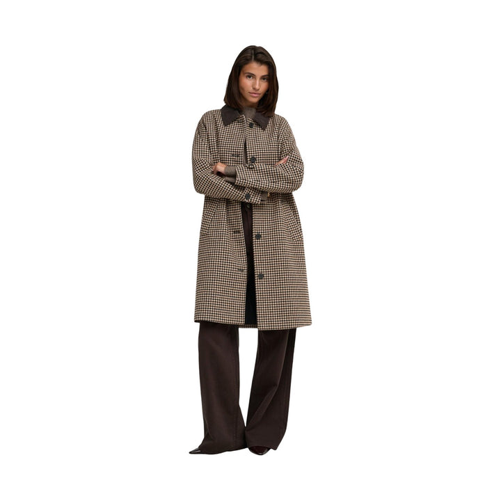 Jacqueline De Yong Brown Coat – Women, Wool