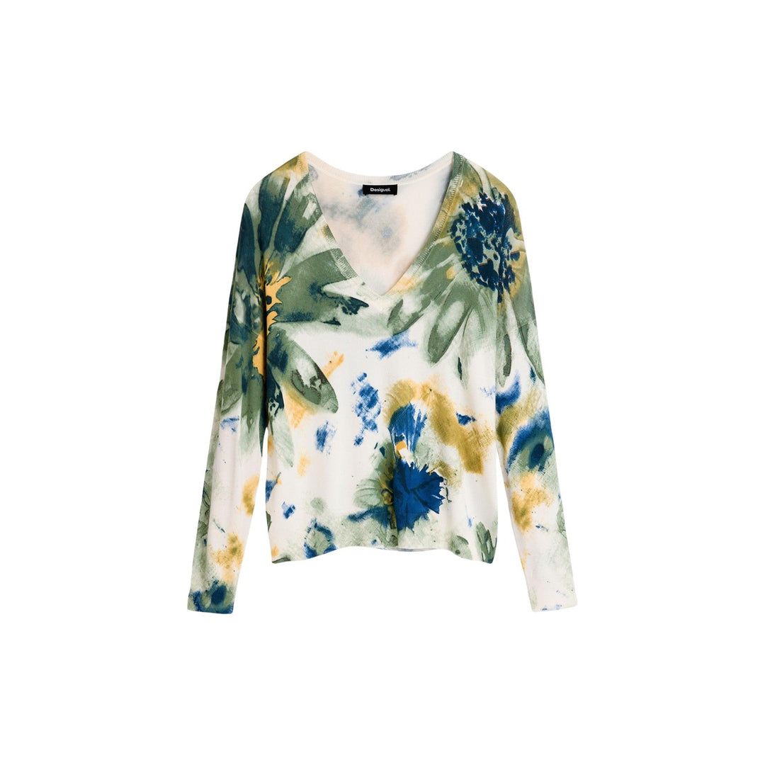 Desigual White Knitwear – Women, Polyamide
