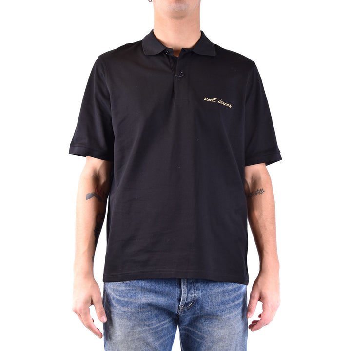 SAINT LAURENT Black Polo Shirt