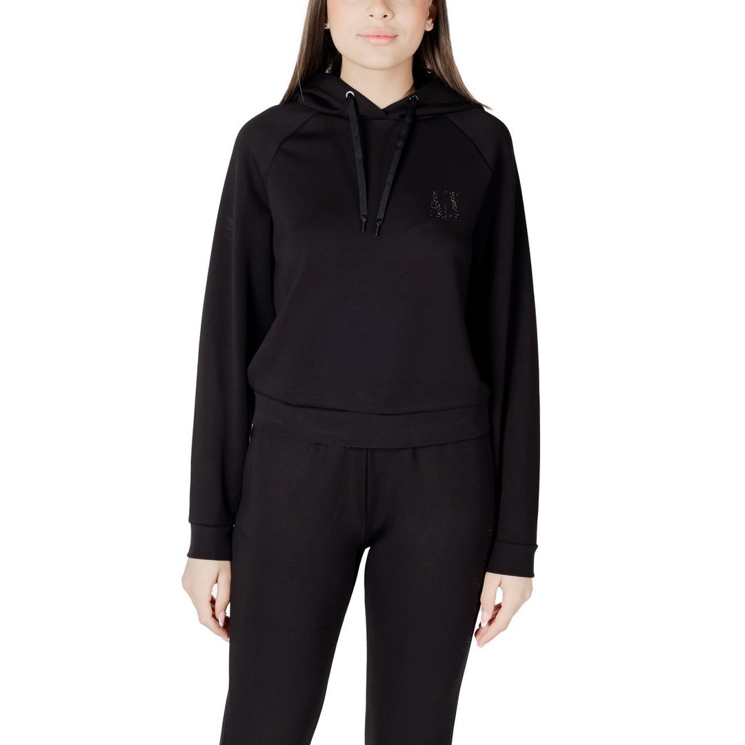 Armani Exchange White Sweatshirt – white, black