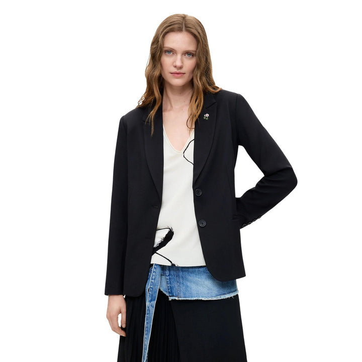 Desigual Black Blazer – Women, Polyamide