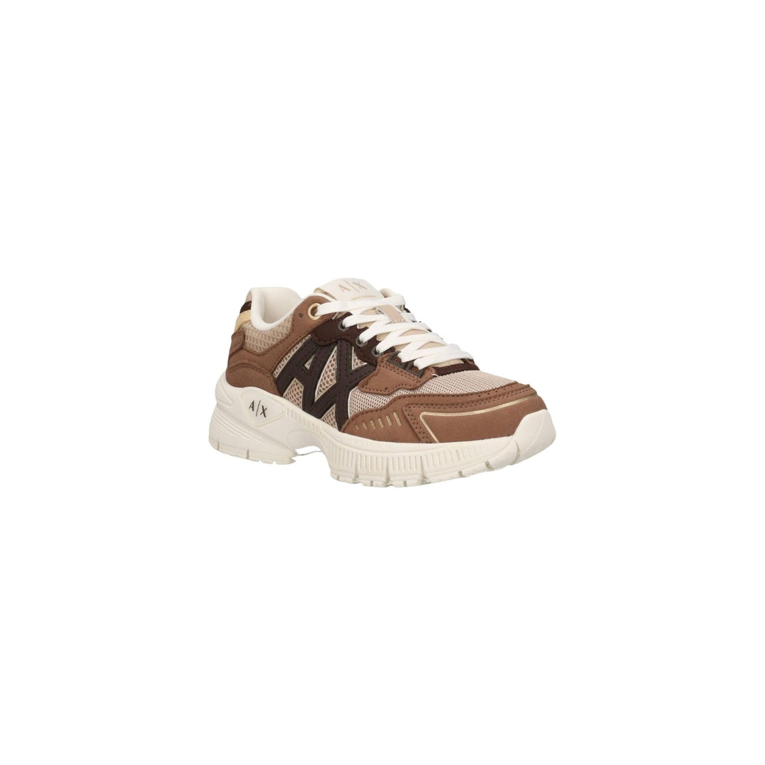 Armani Exchange Beige Sneakers – Women, Polyamide