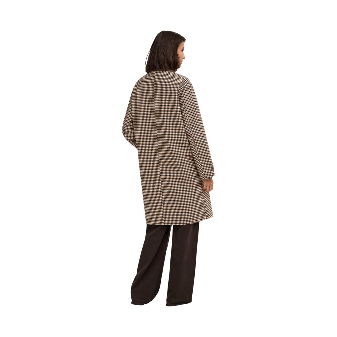 Jacqueline De Yong Brown Coat – Women, Wool