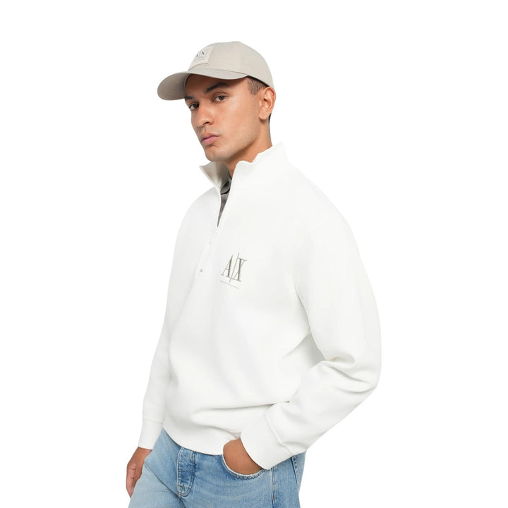 Armani Exchange White Sweatshirt – Men, Cotton