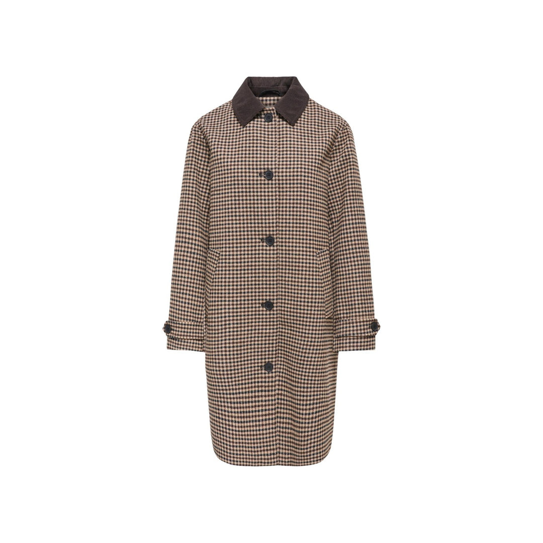 Jacqueline De Yong Brown Coat – Women, Wool